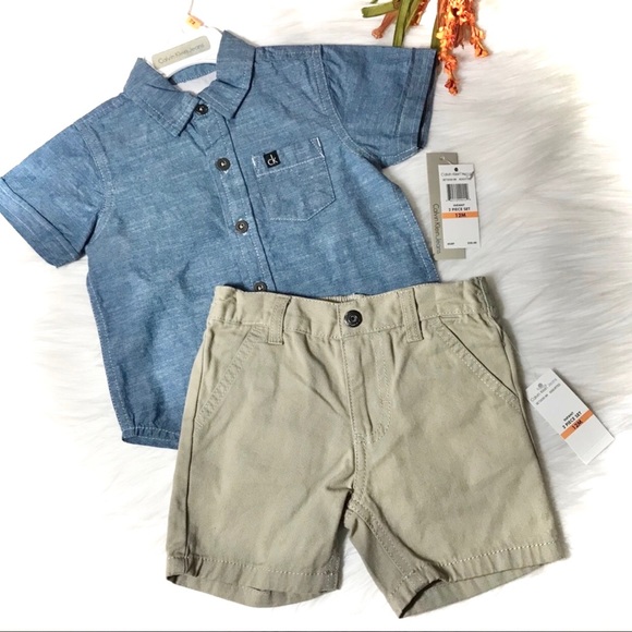 Calvin Klein Jeans Other - Calvin Klein Jeans Top & Shorts Set 12 mo